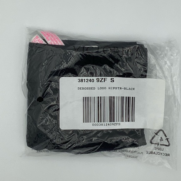 New Victoria’s Secret PINK Wide Logo Hipster Panty - Small - Picture 2 of 2